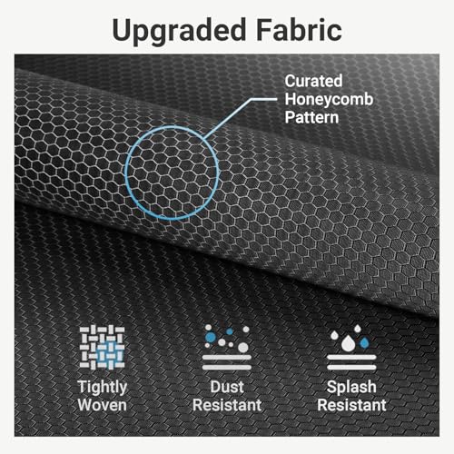 VIPEK V5C Heavy Duty Covered Clothes Rack Portable Closet Rack, Black Metal Clothing Rack with Black Upgarded Polyester Cover, Adjustable Custom Freestanding Closet Wardrobe, Max Load 800LBS