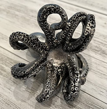 Top Brass Whimsical Octopus Figurine / Eyeglasses Holder Stand - Fun Glasses Keeper