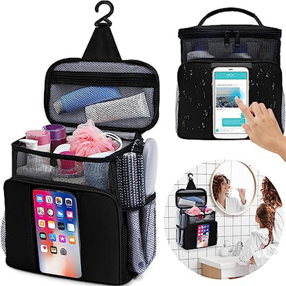 Dorm Room Essentials for College Students Girls Boys Guys, Shower Caddy | Travel Essentials Hanging Toiletry Bags for Traveling Women Men,Mesh Shower Caddies Portable for Camping,Gifts for Christmas