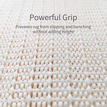 Rug Pad 9X12 Non-Slip Area Rug Gripper for Hardwood Floors Durable & Strong | outdoor rug pad,Anti Slip,Keep Your Rugs Safe and in Place,Floor protection,Easiest installation