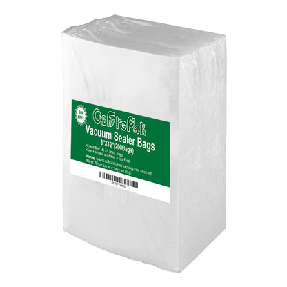 O2frepak 200ct Quart 8"x12" Vacuum Sealer Bags BPA Free Food Storage