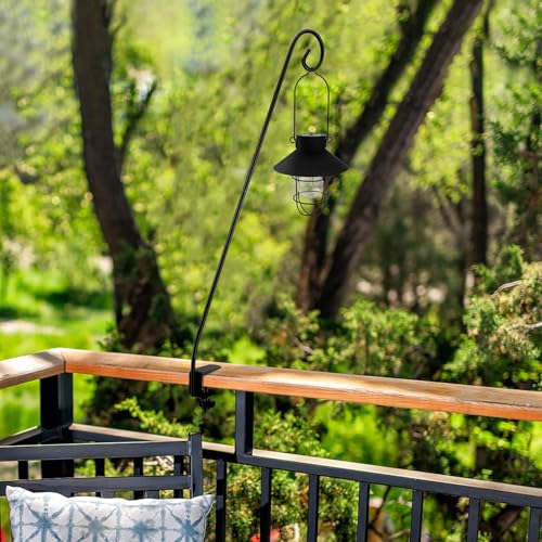 Heavy Duty Extensible Deck Hook - Adjustable for Hanging Bird Feeders, Plants, Suet Baskets, Wind Chimes, Lanterns