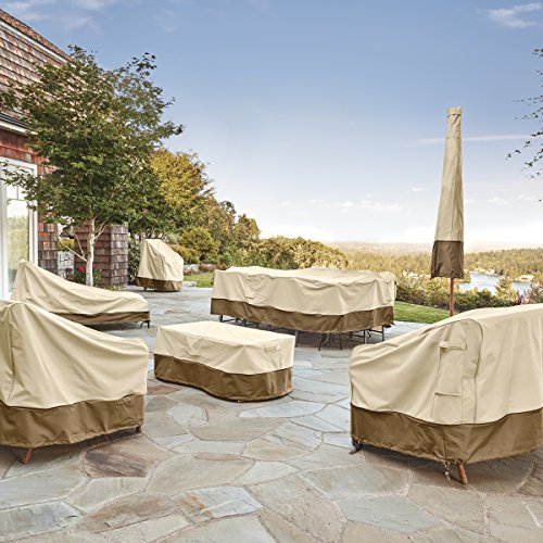 Classic Accessories Veranda Water-Resistant 60 Inch Patio Cushion and Cover Storage Bag, Patio Furniture Covers