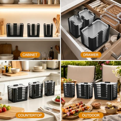 Lid Holder for Rubbermaid Brilliance Lids Organize...