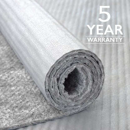 RUGPADUSA - Vinyl Lock - 8'x10' - Felt and EVA - Non-Slip Rug Pad for Vinyl, Luxury Vinyl Plank (LVP) Flooring