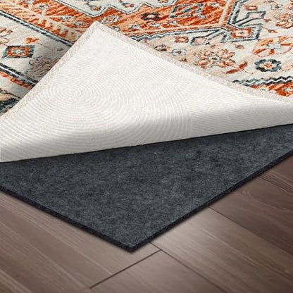 100% Waterproof Rug pad, 6x9 ft Area Rug Non-Slip Rug Pads, Carpet Pads for All Floors and finishes, Felt pad for Hardwood Floors, Keep Carpets in Place Soft and Secure