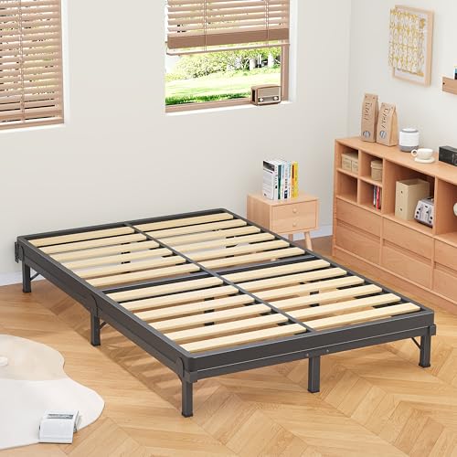 MAF Metal Bed Frame King 8 Inches for Box Spring, 9-Legs Support Basics