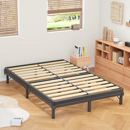 MAF Metal Bed Frame King 8 Inches for Box Spring, 9-Legs Support Basics