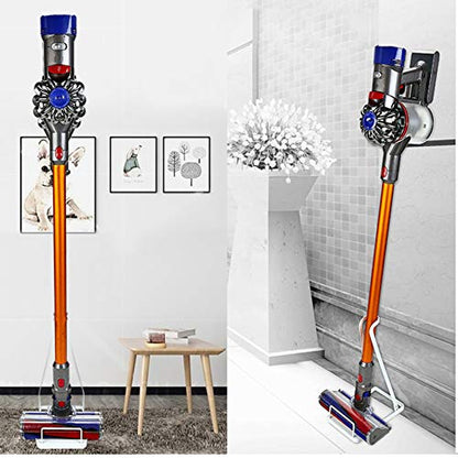Vacuum Stand for Dyson V6 V7 V8 V10 V11, Vacuum Cleaner Rack, Cordless Organizer Holders Compatible with Handheld Electric Broom(Black)