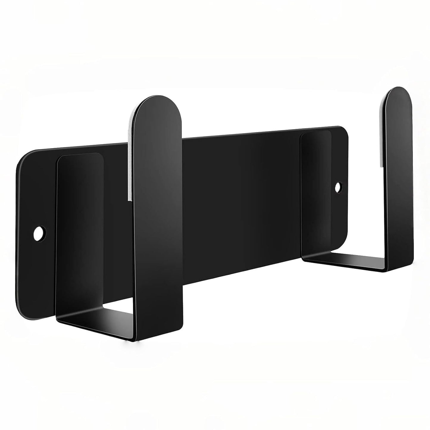Bathroom Scale Holder Wall Mounted Pot Lid Holder, 304 Stainless Steel Multi-Functional Storage for Cutting Boards, Self-Adhesive & Screw Mounting, Kitchen Bathroom Organizer (Black)