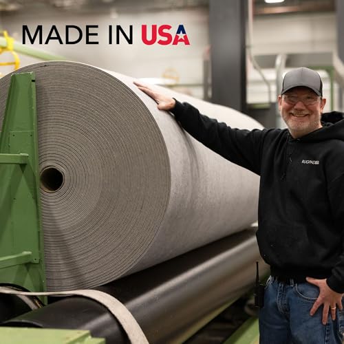 RUGPADUSA - Eco-Plush - 8'x10' - 1/2" Thick - 100% Felt - Luxurious Cushioned Rug Pad - Available in 3 Thicknesses, Many Custom Sizes