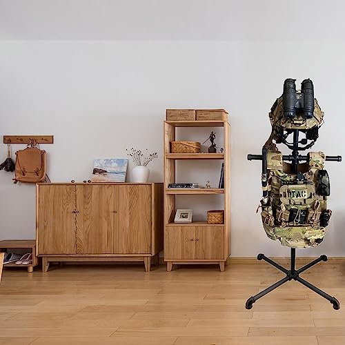 WANLIAN body armor stand，Tactical Gear Stand for Police and Duty Gear Rack | Quick Access & Convenient Store,Plate Carrier Stand Tactical Helmet Display Rack, Suitable for Indoor Home Garage