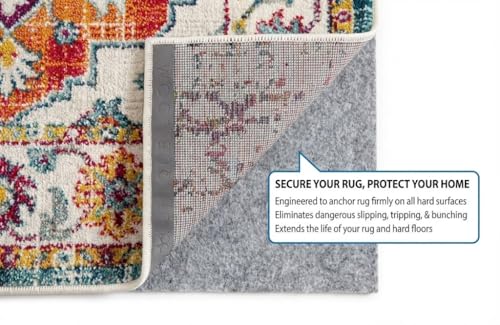 Rugs.com - 13 Ft Runner Everyday Performance Rug Pad 1/4" Thick Felt & Non-Slip Backing Perfect for Any Flooring Surface