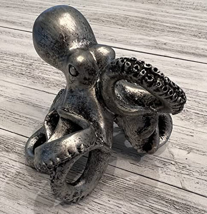 Top Brass Whimsical Octopus Figurine / Eyeglasses Holder Stand - Fun Glasses Keeper
