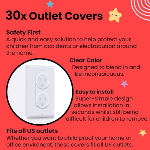 BooBoo Baby 60 Pack Premium Child Safety Baby Proofing Kit | For Your Home and Kitchen with 10 Cabinet Drawer Locks, 20 Corner Guards and 30 Outlet Covers - No Tools Needed