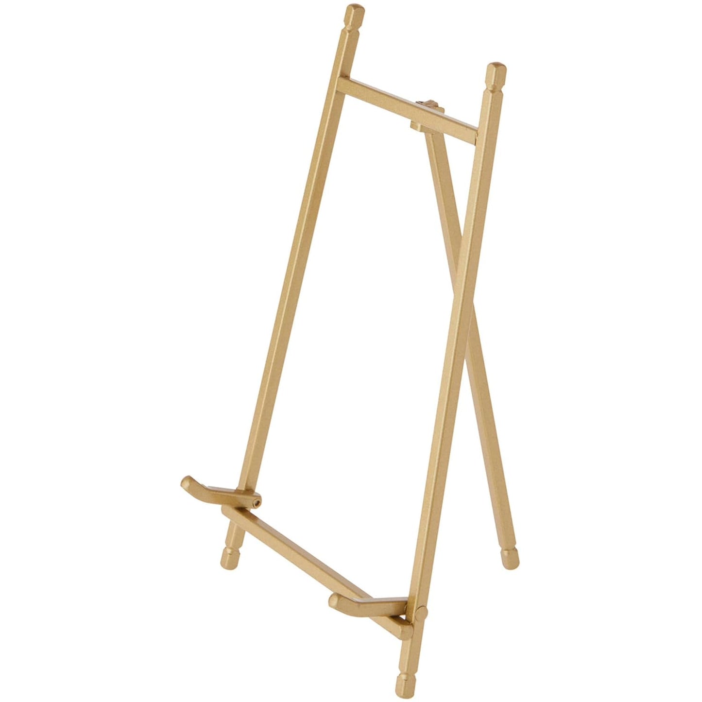 Satin Gold-toned Metal Easel, 9" H x 5.25" W x 6"... (Gold | Metal)