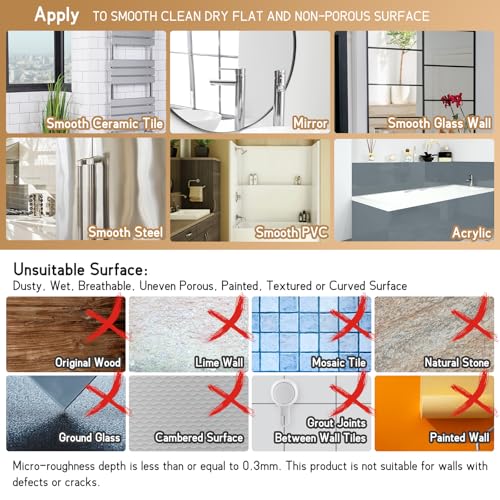 Bar Soap Holder with Hooks, Suction Cup Soap Dish Stainless Steel | Soap Holder Shower Wall Mounted, Soap and Razor Holder for Shower, Rustproof for Bathroom, Sponge Holder Saver, Silver