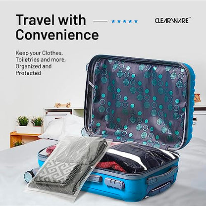 12 Large Storage Bags With Zipper Top - 5 Gallon Bags 18" x 24", Extra Large Plastic for Clothes, Travel, Moving, Large Reusable freezer bags, BPA-Free, 2-mil Thick