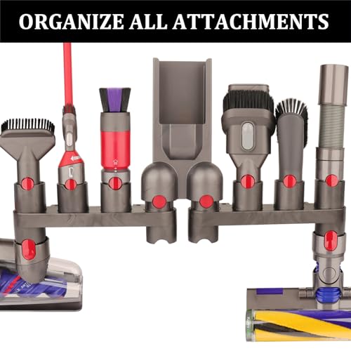 Attachments Mount Holders Compatible with Dyson Ge... (Gray | Plastic)