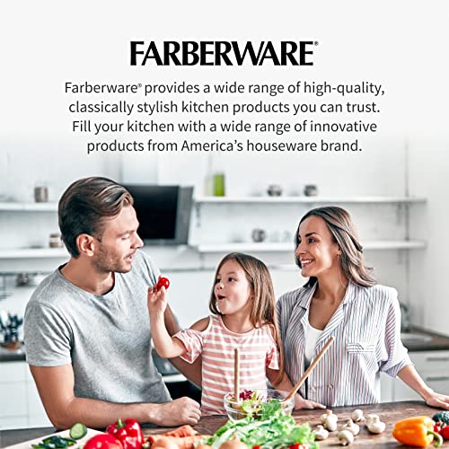 Farberware Easy to use pro Pump Spinner with Bowl, Colander and Built in draining System for Fresh, Crisp, Clean Salad and Produce, 6.6 quart, Green