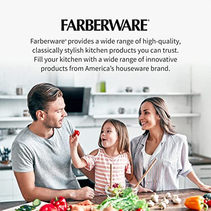 Farberware Easy to use pro Pump Spinner with Bowl, Colander and Built in draining System for Fresh, Crisp, Clean Salad and Produce, 6.6 quart, Green
