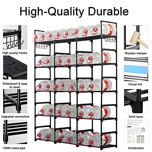 Mavivegue 9-Tier Metal Shoe Rack - Holds 50-55 Pairs, Tall Storage Shelf for Shoes, Boots, Entryway, Closet, Garage