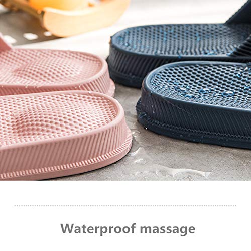 WYSBAOSHU Slippers for Women and Men House Slides Shower Sandals Non-Slip Spa Massage Foam Bathroom Pool Shoes