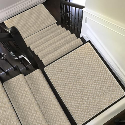 PURE ERA 2x3 Feet Area Rug Carpet Stair Landing Mat Landing Rug | Small Rug Tape Free Self Adhesive Non Slip, Indoor Doormat Floor Mat for Stairs Kitchen Entryway, Rug Washable and Reusable