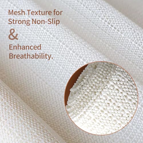 Table Padding Under Tablecloth 79×71in, Non Slip Tablecloth Underlay with Mesh Texture, Keep Tablecloth from Sliding, Anti Slip Rug Pad for Carpet Grippers, Rug Gripper for Tile Floors, Drawer Liner.
