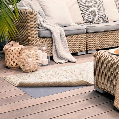Arkwright 2.5' x 7' Non Slip Runner Rug Pads with Max Grip Tech - Low Profile, Multi-Layered Carpet Under Padding for Indoor Hardwood Floors & Outdoor