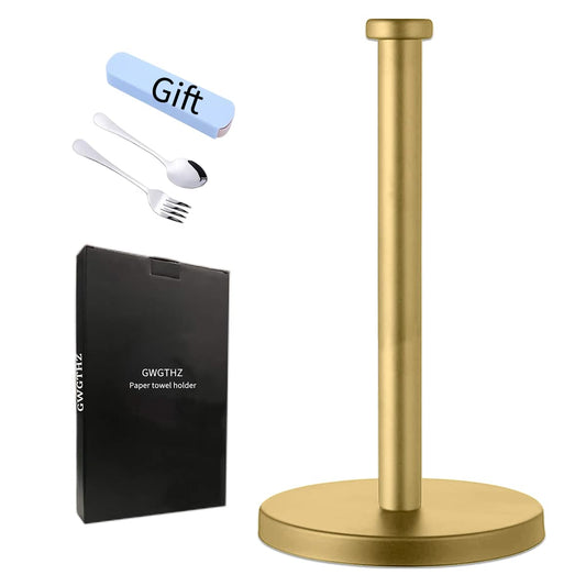 Stainless Steel Gold Paper Towel Holder Countertop... (Gold-aa | Stainless Steel)