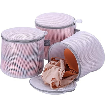 Bra Washing Bag for Laundry, Lingerie Bags for Washing Bras, 8" | Bra Bag for Washing Machine, for Underwear, Keep Shape, Privacy, Prevent Tangling, Protect Underwire, 3Pack, Large