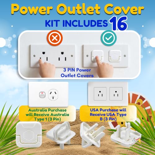 Baby Proofing Kit, All in One, Child Safety Kit, 67 Piece Pack | Magnetic Cabinet Locks, Power Point Outlet Covers, Corner Bumpers Protectors, Strap Locks, Finger Pinch Guards, Bath Toys