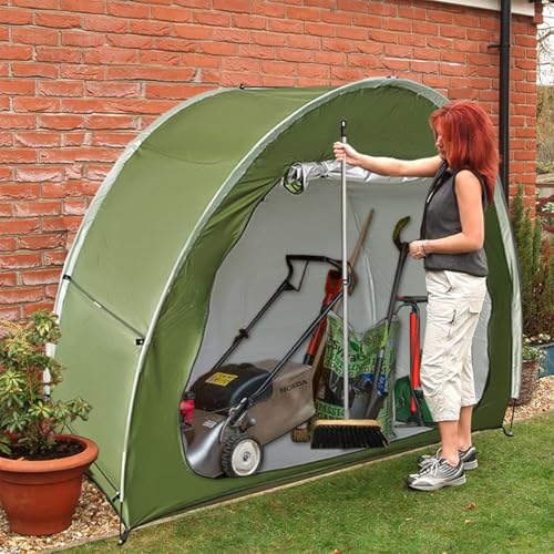 HuaKastro Outdoor Bike Cover Bicycle Tent for 2 Bikes, Waterproof Oxford Storage Tent, Foldable Bike Shelter for Camping