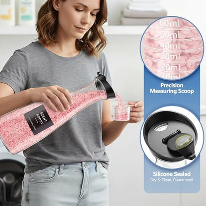 2+1 Pack Laundry Detergent Dispenser & Laundry Pods Container with Tray Black