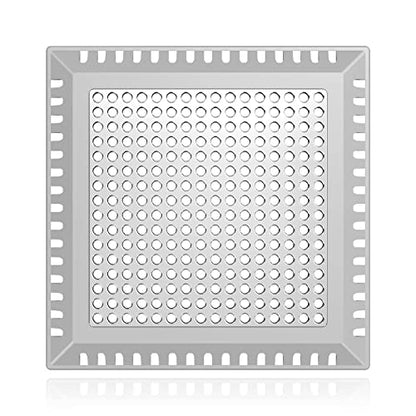 Aluvor Shower Drain Hair Catcher,Quality Shower Strainer Drain Cover | Square Hair Catcher Shower Drain for Bathroom Floor, Shower Hair drain Catcher to Keep Away from Clogged Drain -No Rust!