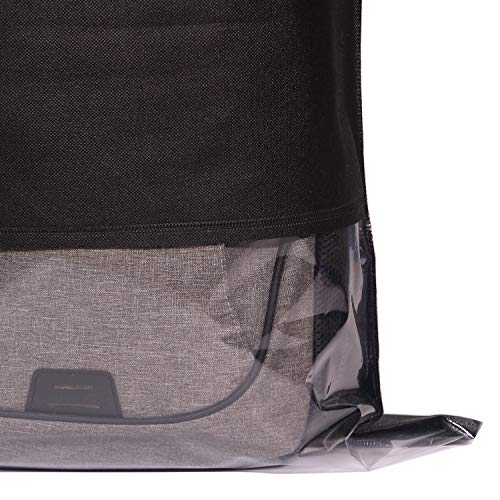 10 Pack Jumbo Non-Woven Fabric Dustproof Drawstring Dust Covers Large Cloth Storage Pouch String Bag for Handbags Purses Shoes Boots