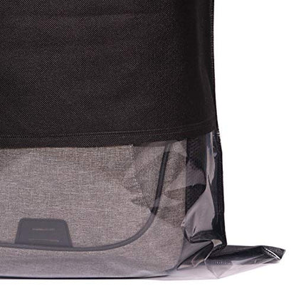 10 Pack Jumbo Non-Woven Fabric Dustproof Drawstring Dust Covers Large Cloth Storage Pouch String Bag for Handbags Purses Shoes Boots