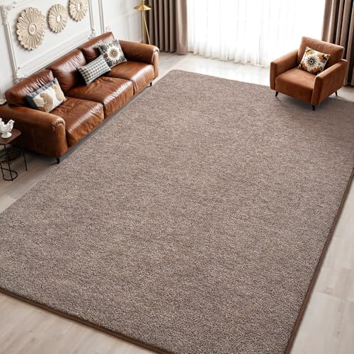 4x6 Area Rugs for Living Room,Soft Washable Memory... (Brown-white)