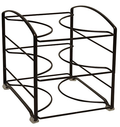 Wrap Organizer Rack for Kitchen Cabinet, 3 Tier, B... (Bronze | Alloy Steel)