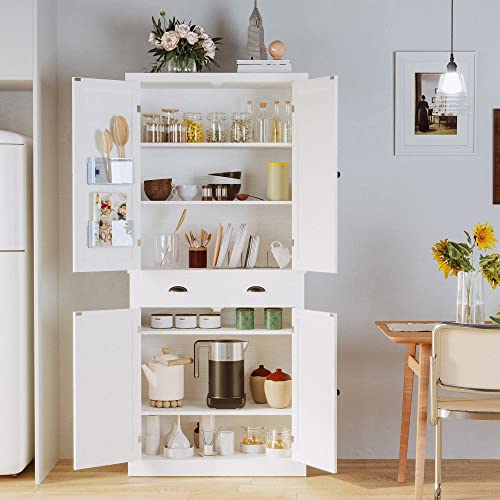 IRONCK Storage Cabinet with Drawers and Doors for Living Room and Entryway | Open Shelves, Adjustable shelves, Organized essentials