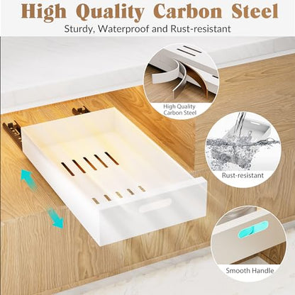 2 Pack (White | Carbon Steel)
