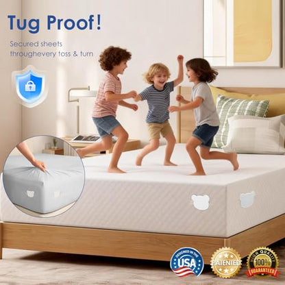 Patented Bed Sheet Holders ABS Lock System for Fitted Sheets Secure Clips | Patented Lock Design, 168 Anti-Slip Points, Reinforced ABS Material, One-Time Installation, Fits All Mattress Sizes