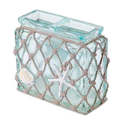 Avanti Linens - Toothbrush Holder, Coastal Home Decor, Seaglass