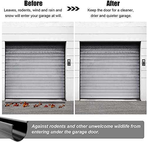 Replacement Wayne Dalton Garage Door Bottom Weather Seal 154448 for Weather Stripping Fit 20 feet Wide Doors (20 feet)