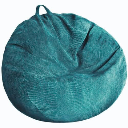 Stuffed Animal Storage Bean Bag Chair Cover (No Filler) Washable | Bean Bag Cover Storage- Washable Ultra Soft Corduroy Cover for Organizing Plush Toys or Textile, Sack Bean Bag