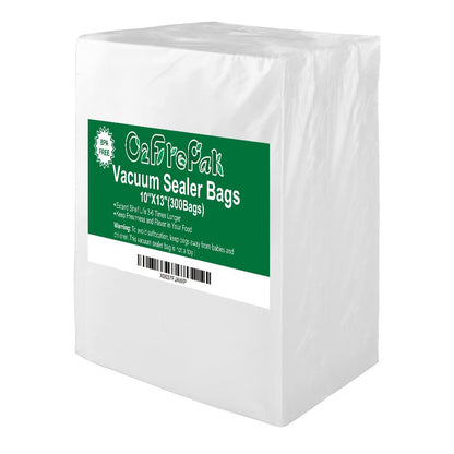 300ct Plus Quart 10"x13" Vacuum Sealer Bags BPA Free Food Storage PreCut