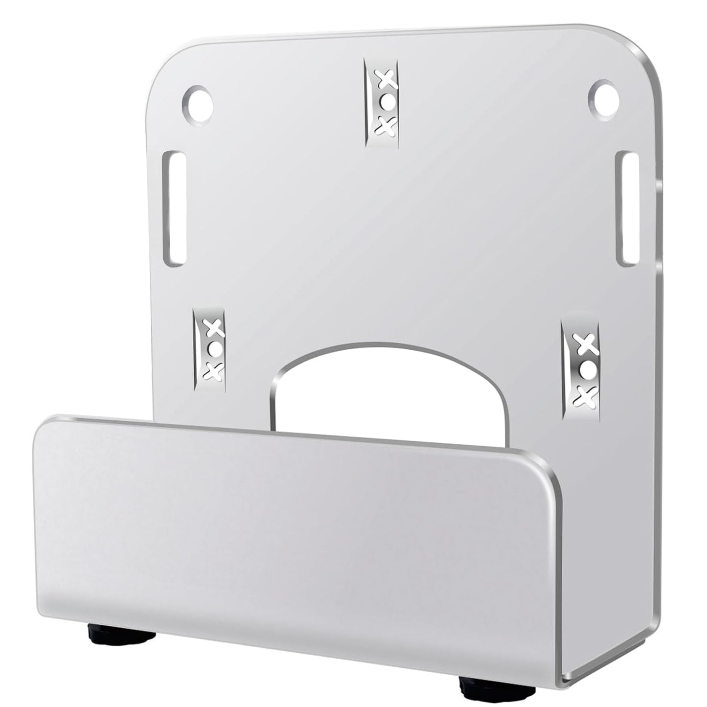 Cable Box Wall Mount Modem Adjustable Wall Mount for Small and Wide Devices Such as DVD Players, Game Console Such As PS3, PS4, Xbox, Apple TV, Roku, Fire TV,Mini PC, Mac mini,and More