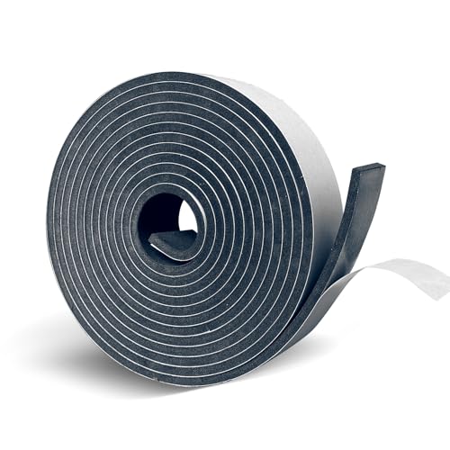 Black Foam Weathe Stripping 2 inch Wide x 1/4 inch...