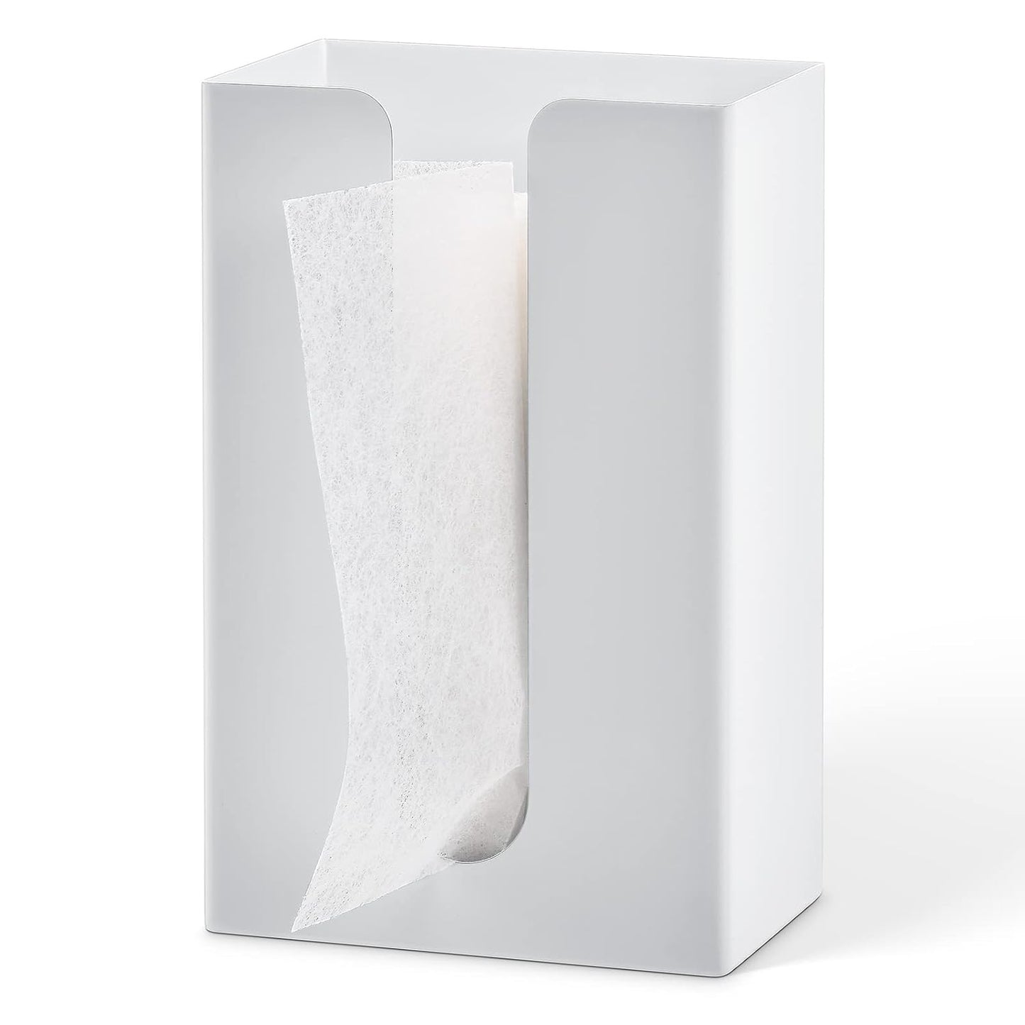 Magnetic Dryer Sheet Holder,Dryer Sheet Container Dispenser,Metal,White | Laundry Room Organizition,Wall Dryer Sheet Box,Fabric Sheet Holder,Laundry Detergent Sheets Dispenser